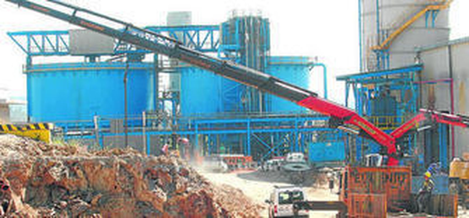 Parte de las instalaciones de la empresa Matsa.