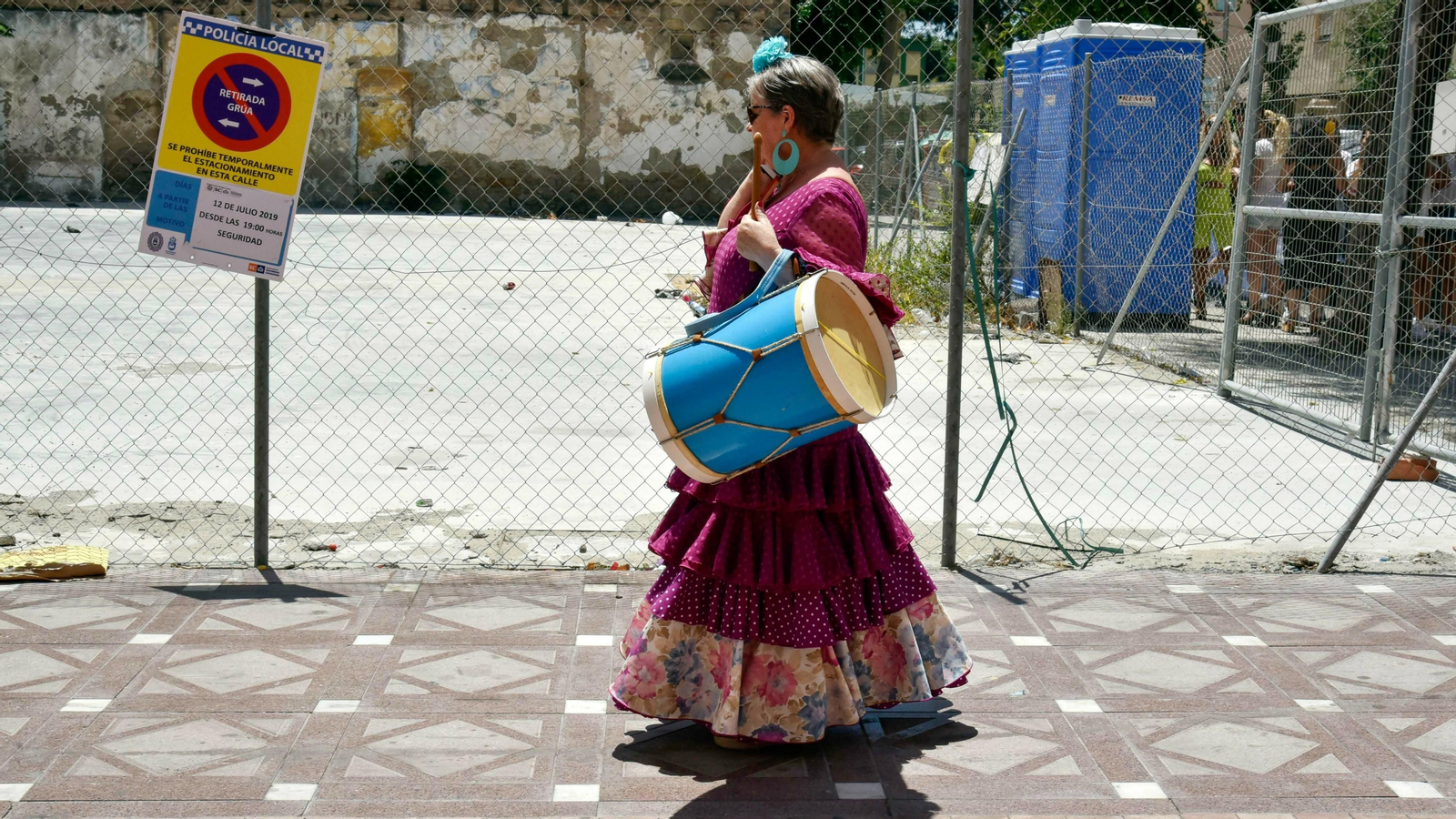 Domingo rociero de  la Linea de la Concepción en imagenes