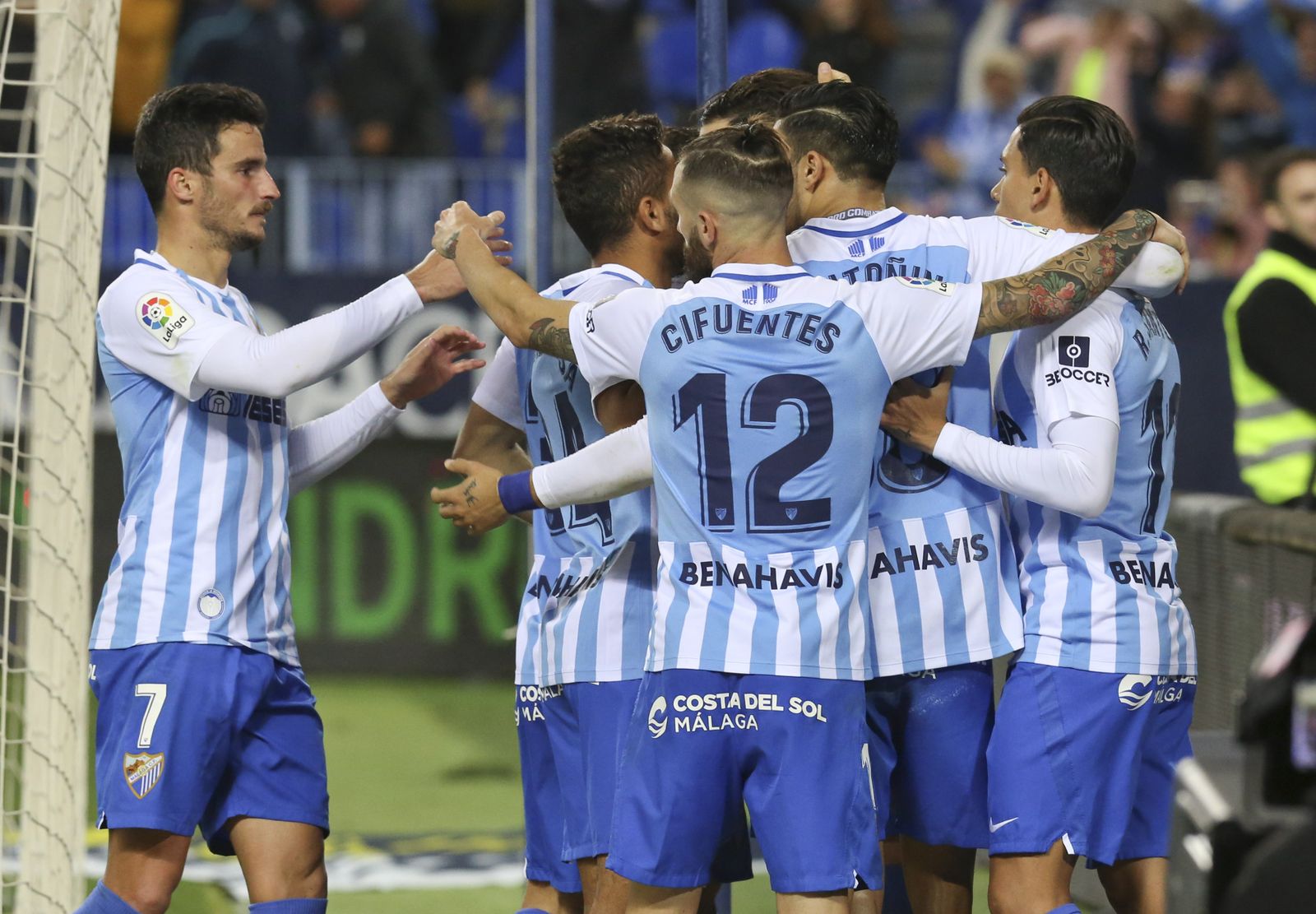 Las imágenes del Málaga CF-Tenerife