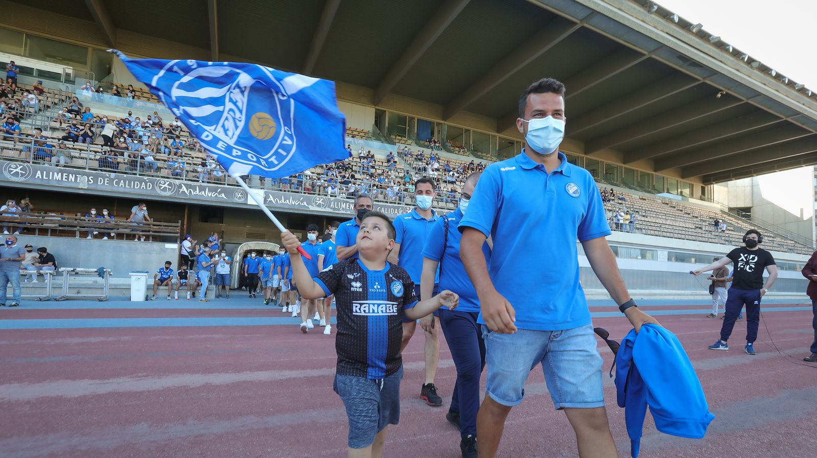 Fiesta del ascenso del Xerez DFC en Chapín