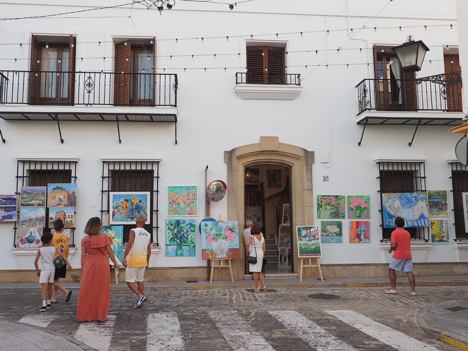 'Un paseo por el arte' en Ayamonte: las mejores imágenes