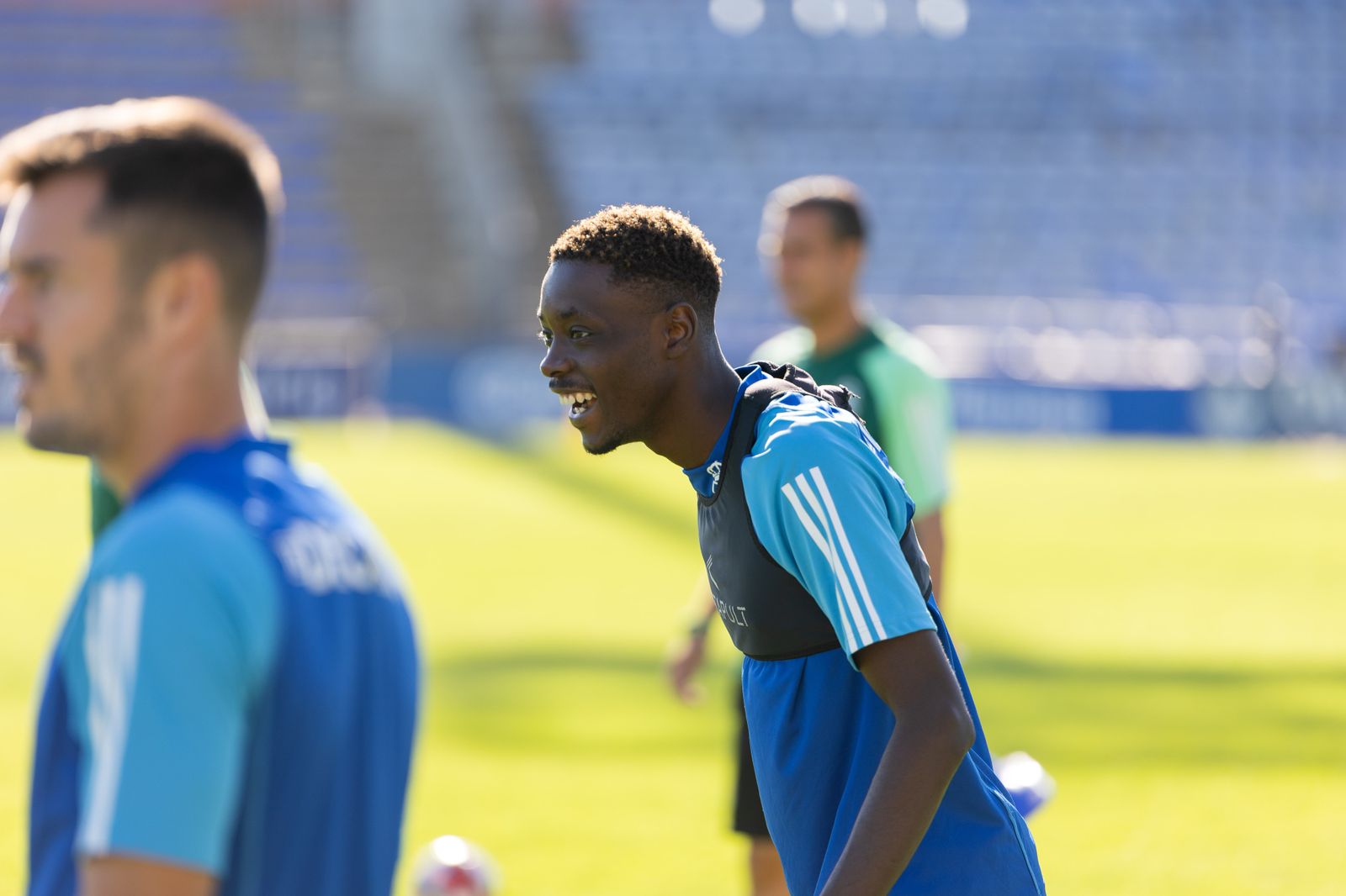 Las mejores imágenes del entrenamiento de este jueves del Recreativo de Huelva