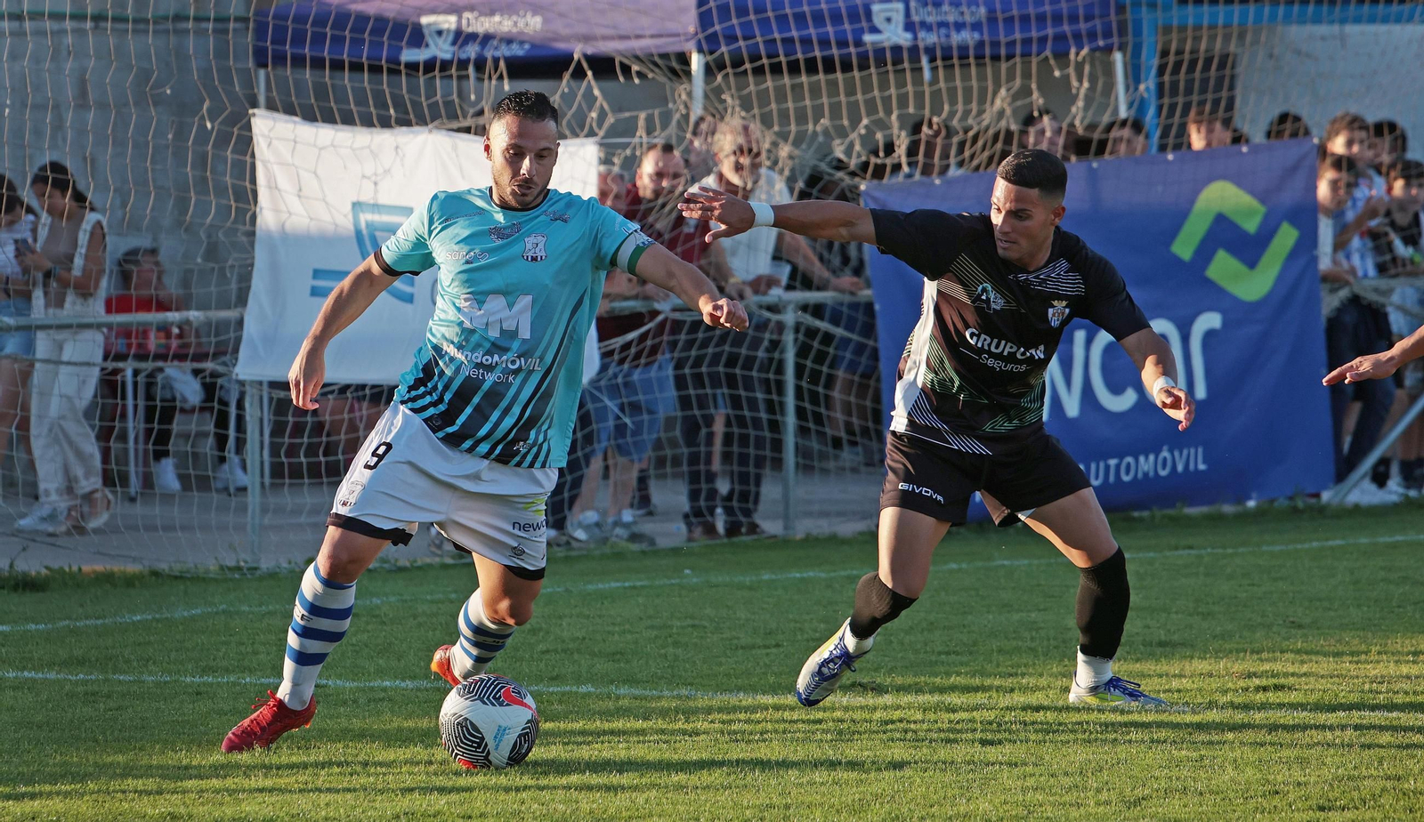 Dani Herrera, en el partido de fase de ascenso contra el Arcos.
