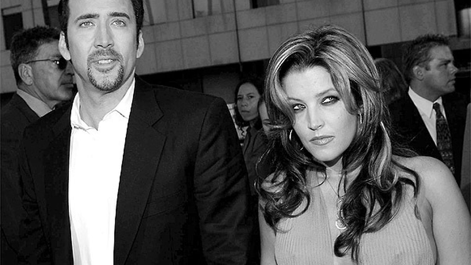 Nicolas Cage y Lisa Marie Presley