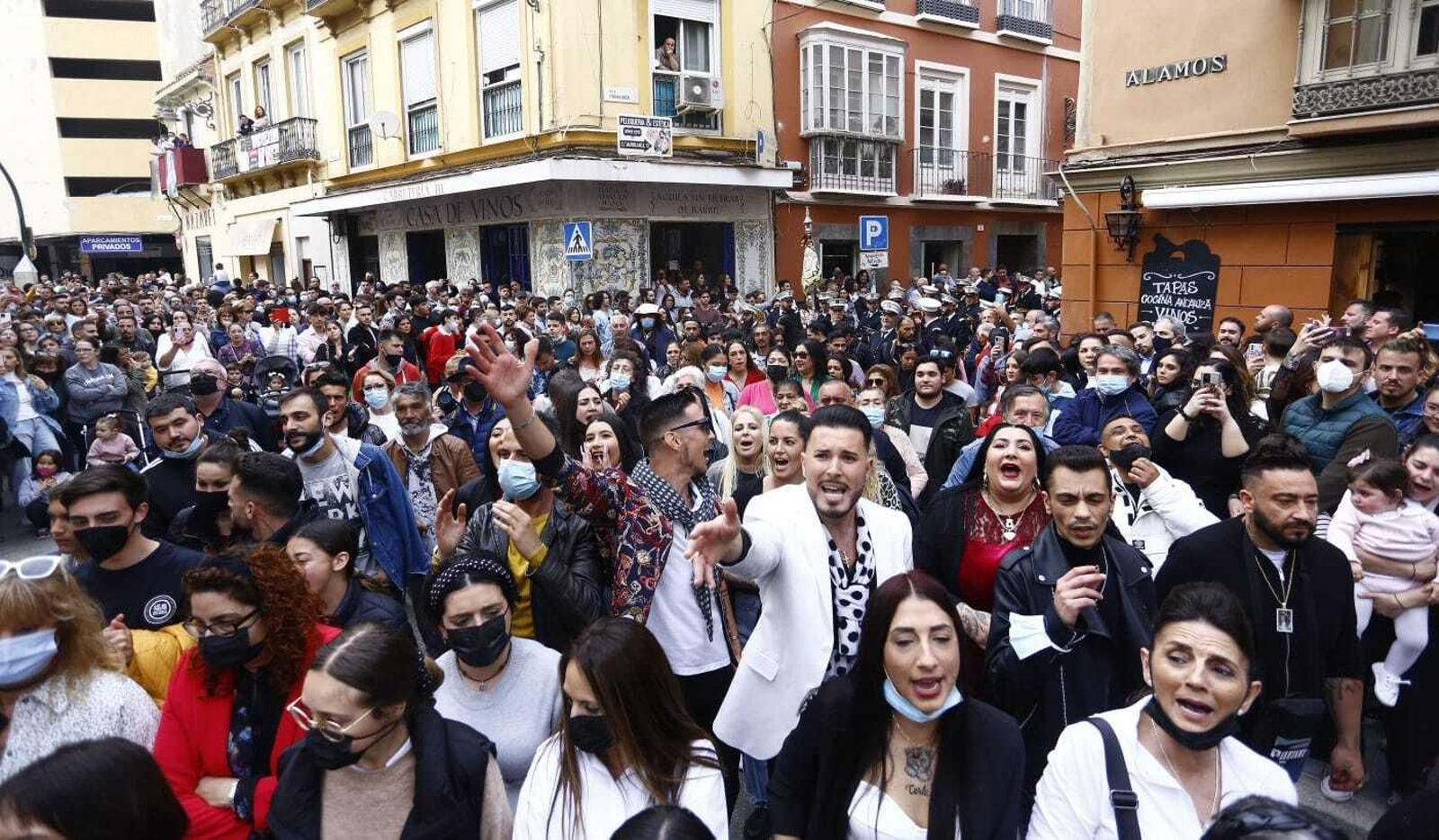 Las fotos de Gitanos, en el Lunes Santo de Málaga