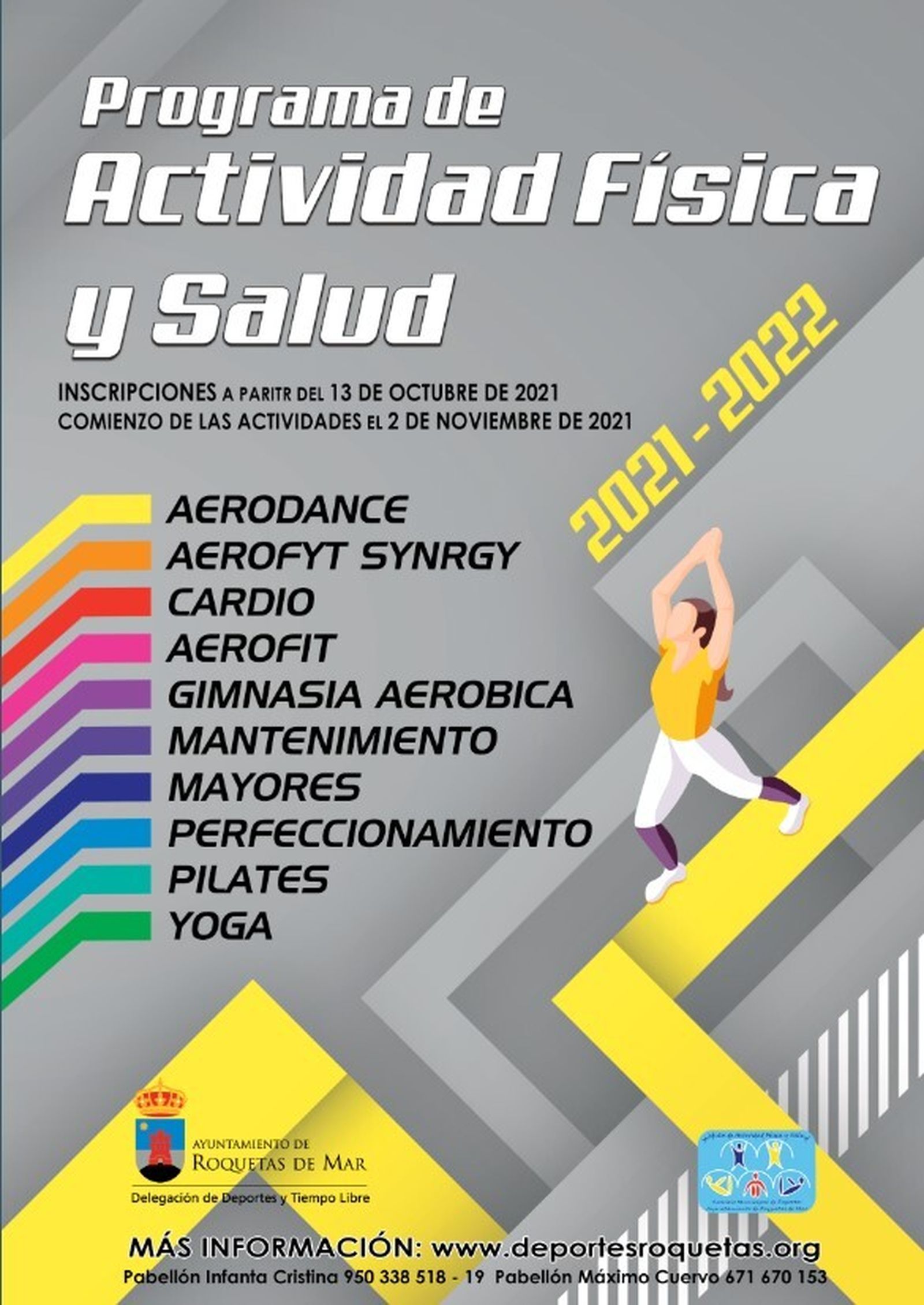 Vuelve el Programa de Actividad Física y Salud del Ayuntamiento de Roquetas