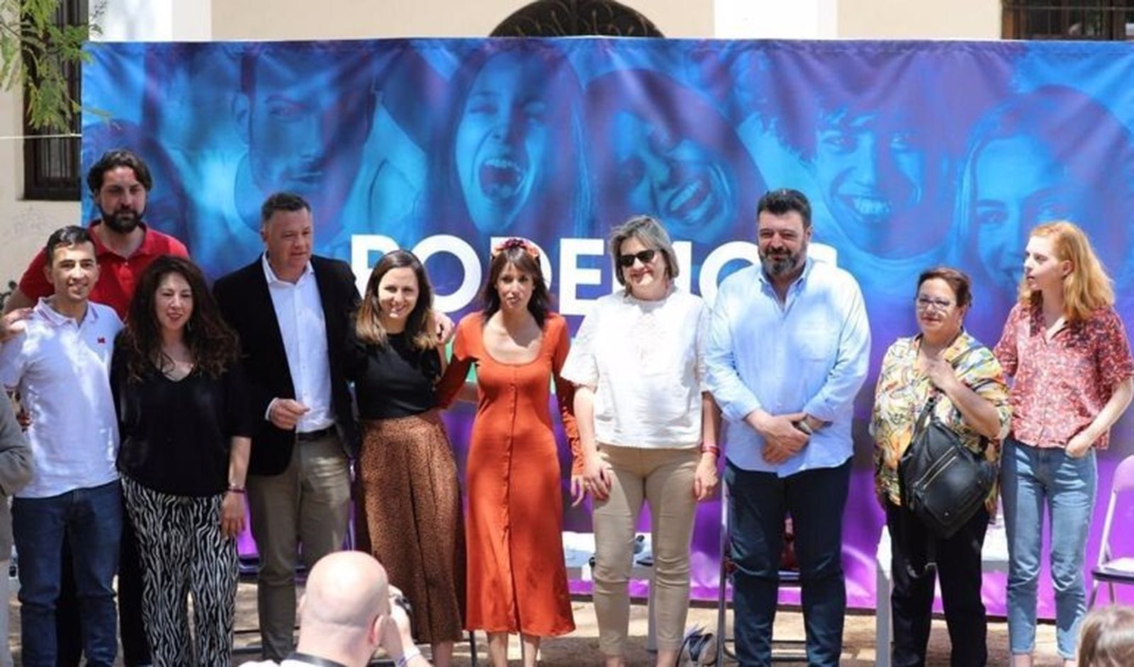 La secretaria general de Podemos, Ione Belarra, en Córdoba.