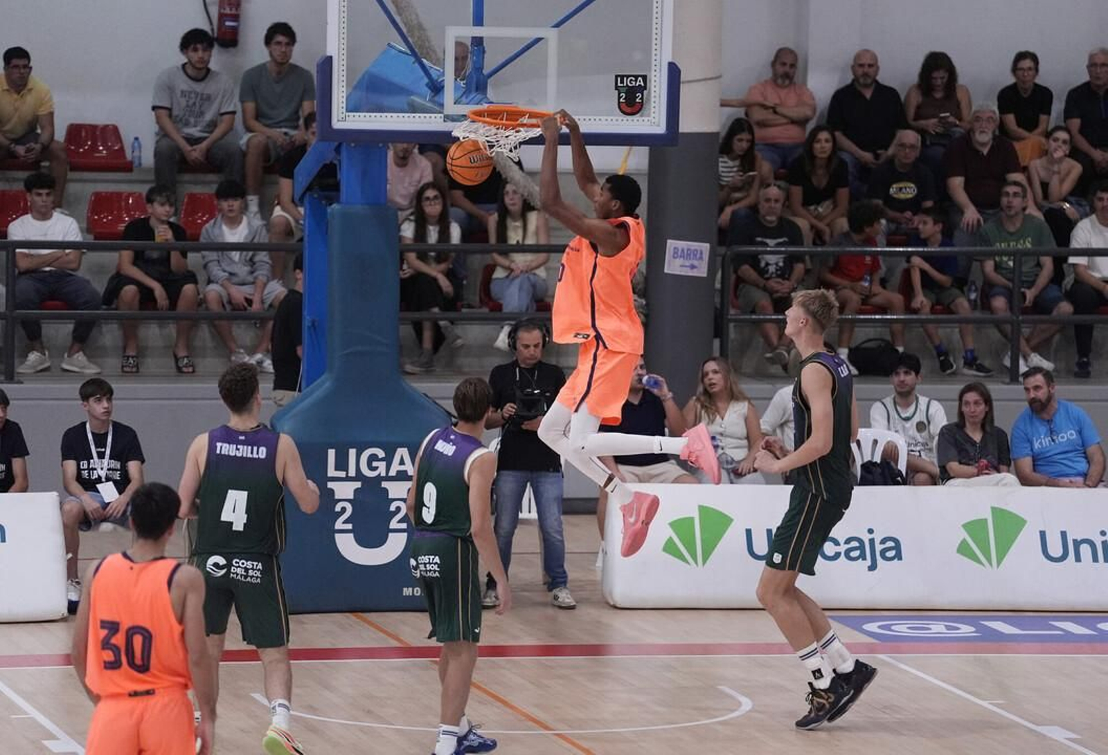 Liga U 22: El Unicaja plantó cara al Barça de Dabone hasta el final (70-87)