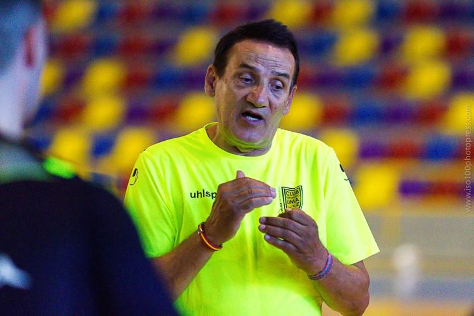 Moli, dando indicaciones durante la pasada pretemporada.