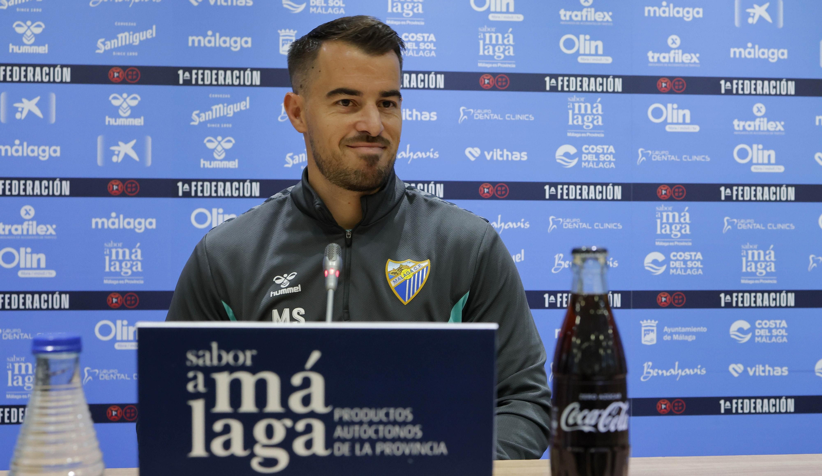 Manolo Sánchez, en la sala de prensa Manolo Sánchez, en la sala de prensa