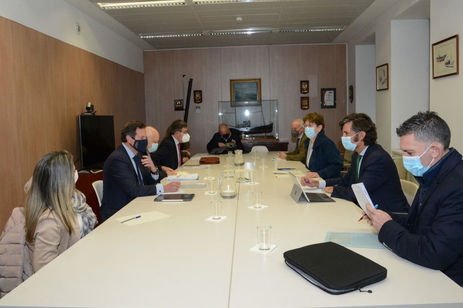 Reunión del martes entre el sector pesquero a nivel nacional y la secretaria general de Pesca, Alicia Villauriz