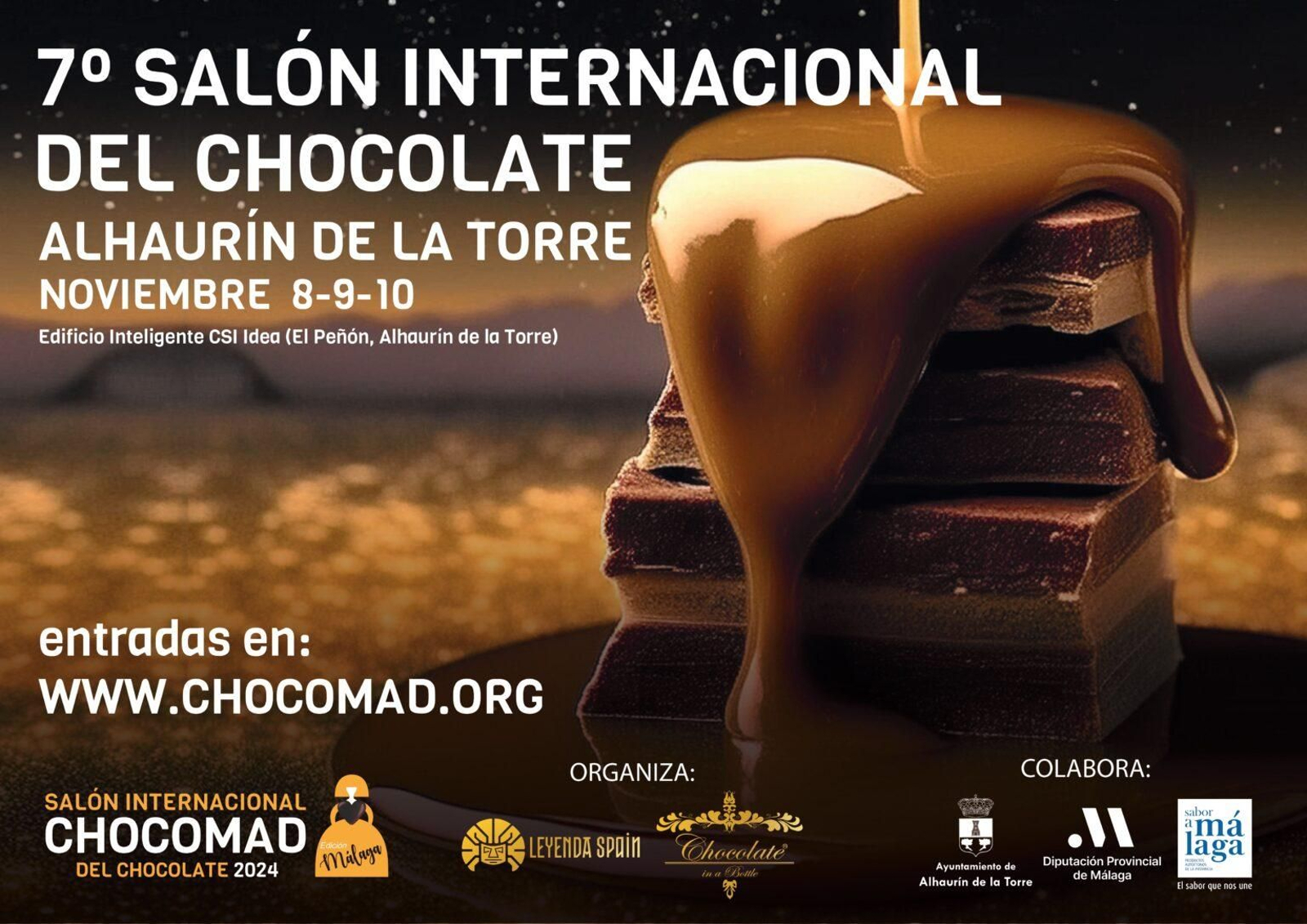 Cartel promocional del Salón Internacional del Chocolate. Cartel promocional del Salón Internacional del Chocolate.