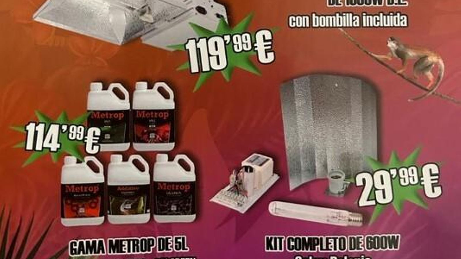 Parte del folleto que llega a los buzones de las casas