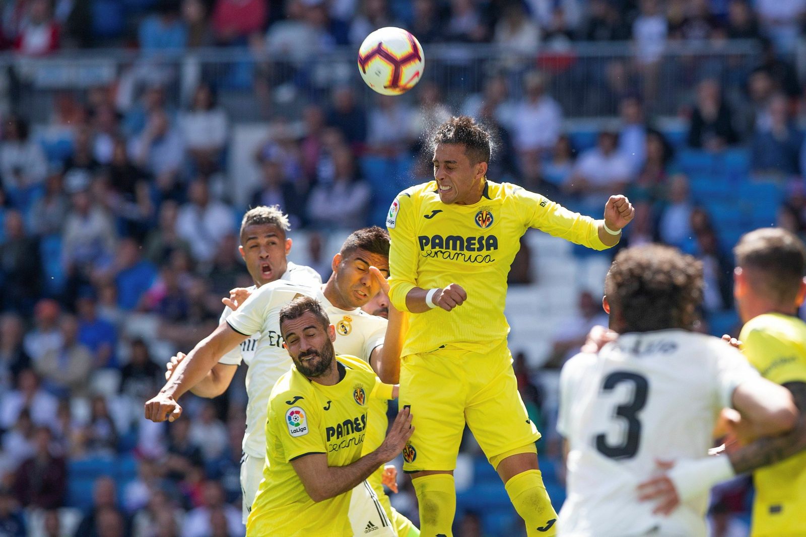 El Real Madrid - Villarreal, en imágenes