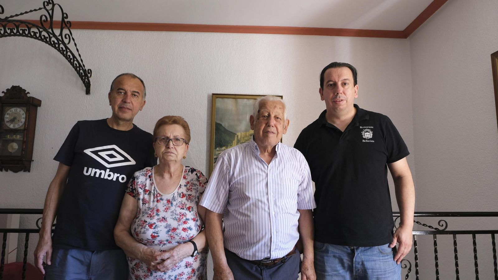 José y Josefina con sus hijos Paco y José María.
