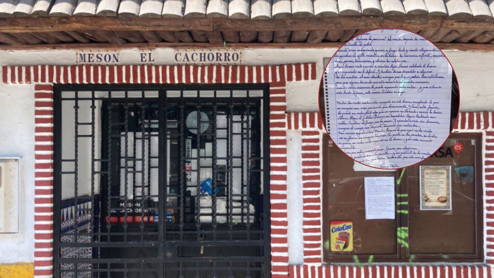 El Mesón El Cachorro de Triana anuncia su cierre después de 40 años con una emotiva carta