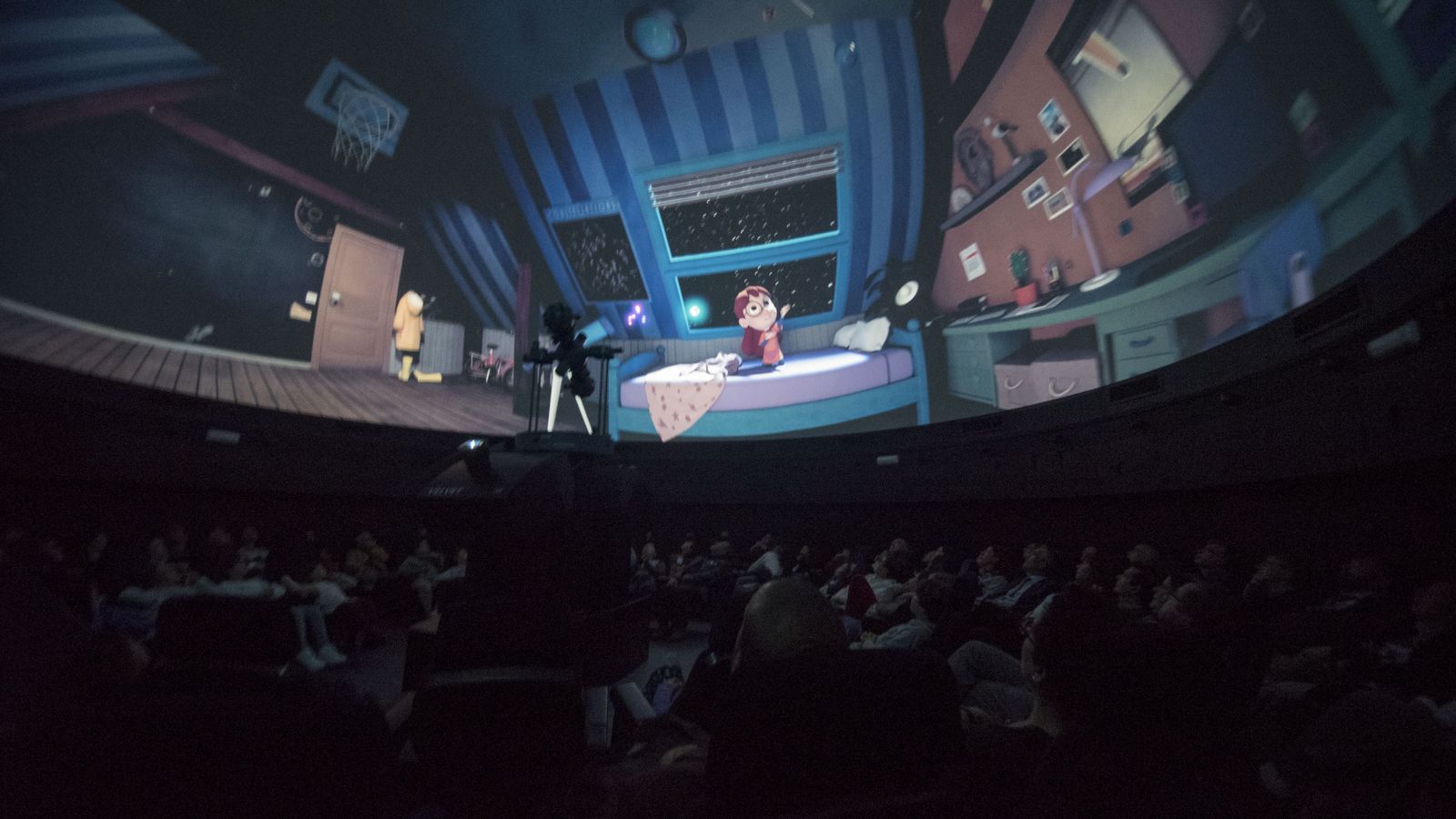 El nuevo programa del Planetario se ve en 4K.