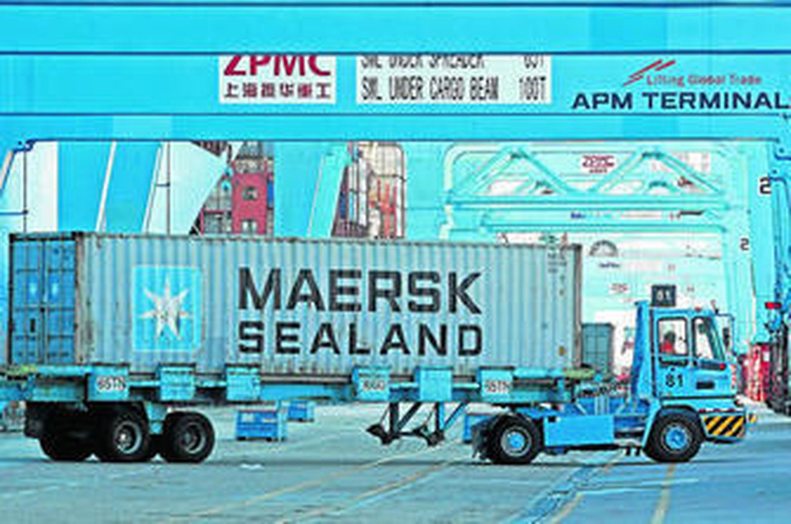 Tráfico de contenedores en el puerto de Algeciras, en una imagen reciente.