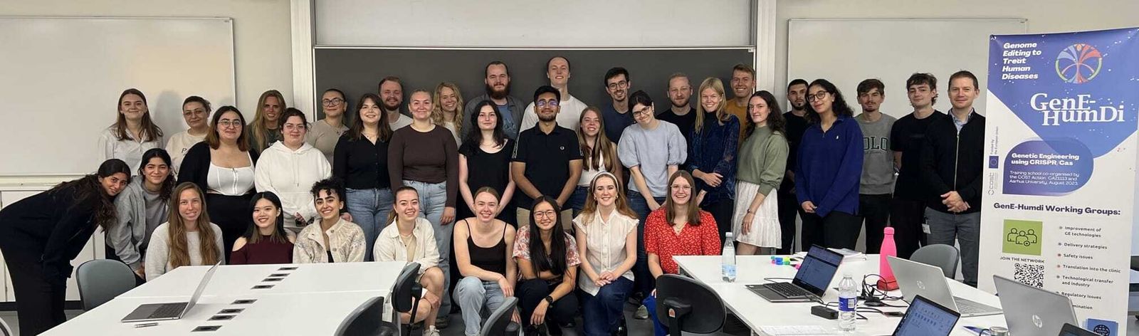 Imagen del curso de edición genómica Genyo impartido en Dinamarca