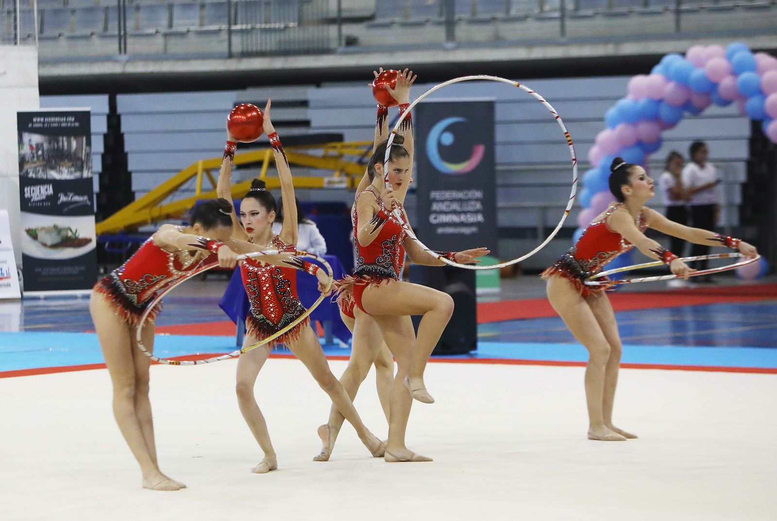 Copa Andalucía de Gimnasia Rítmica en el Palacio de Deportes