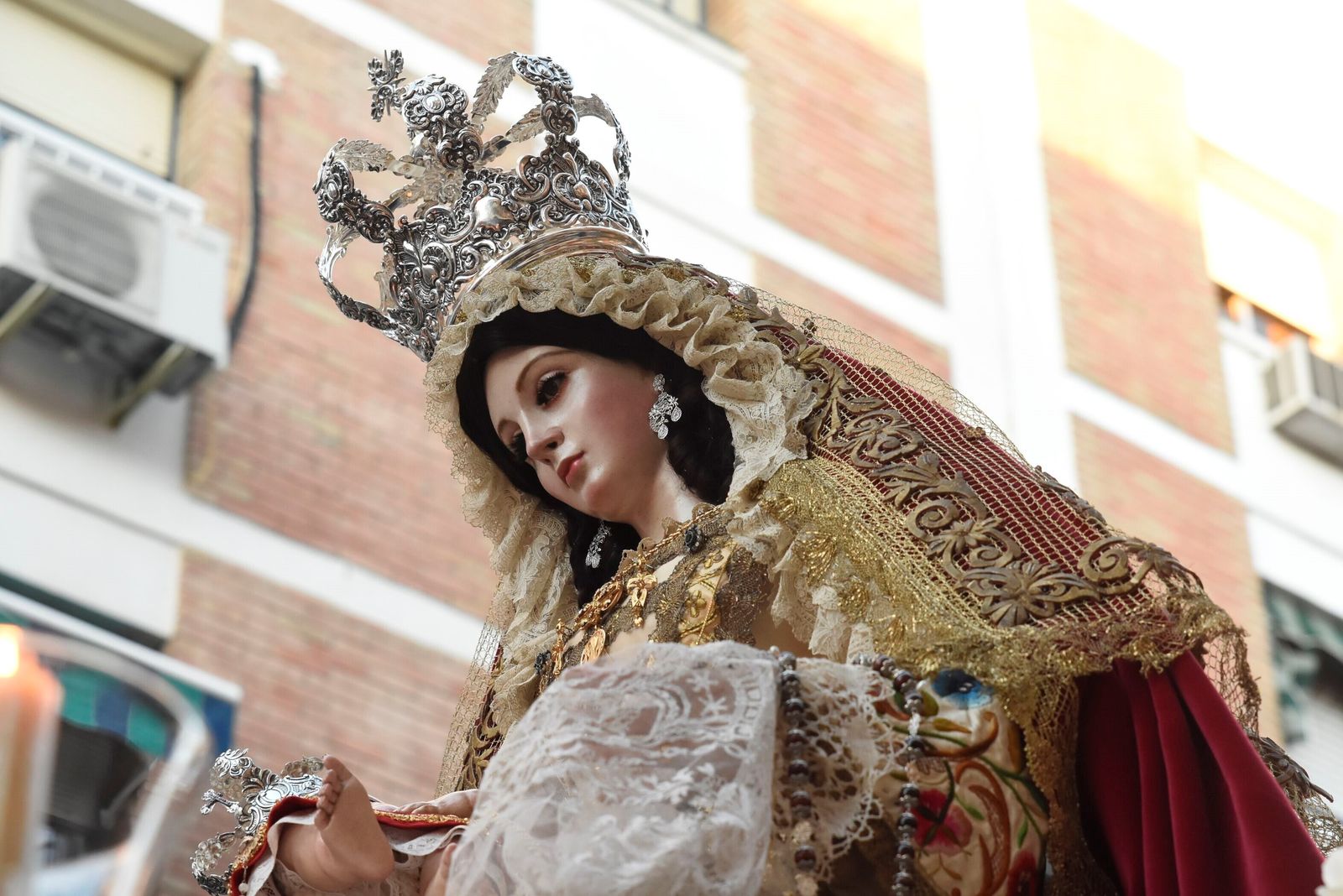 La procesión de la Virgen de Belén, en imágenes
