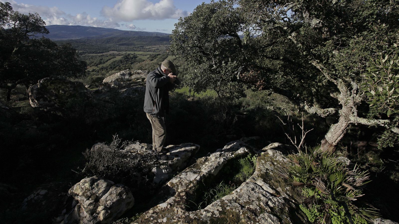 Sendero de la finca Murta en Los Barrios