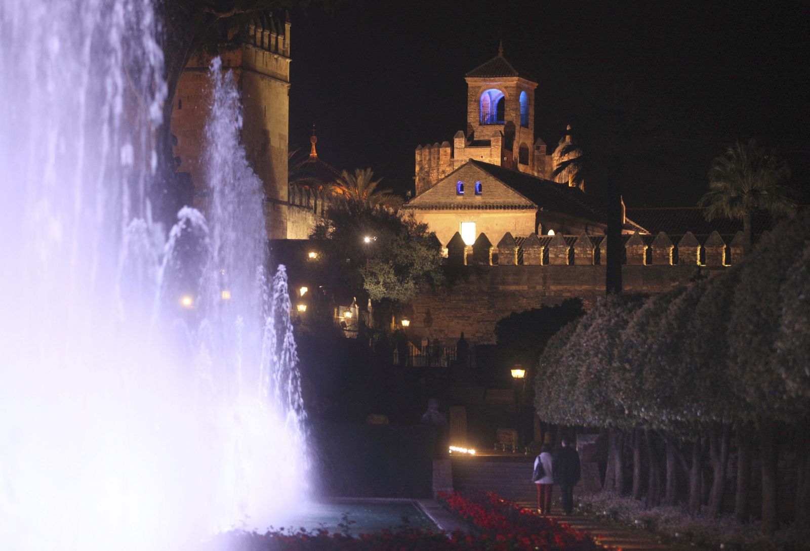 Espectáculo de luz y sonido del Alcázar de Córdoba.