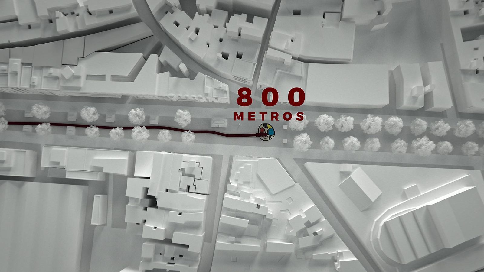 Imagen de la docuserie de Netflix '800 metros'