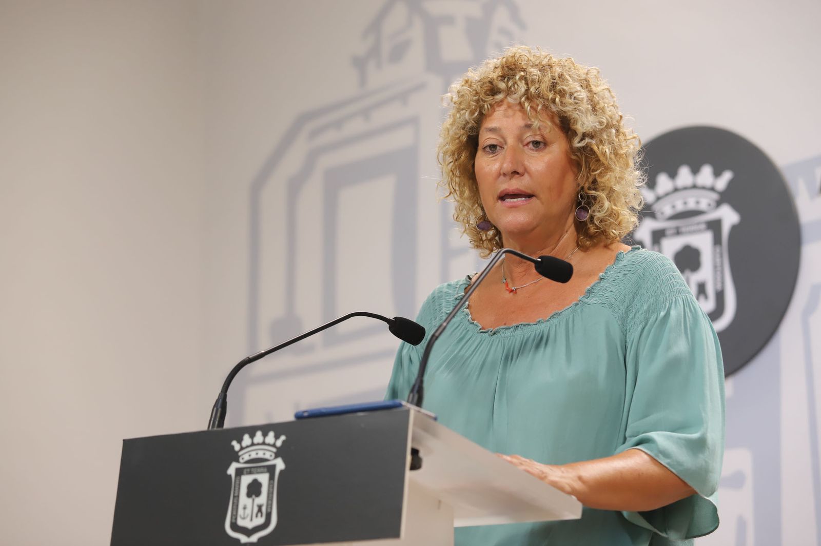 Pilar Marín, presidenta del Grupo Popular en el Ayuntamiento de Huelva.