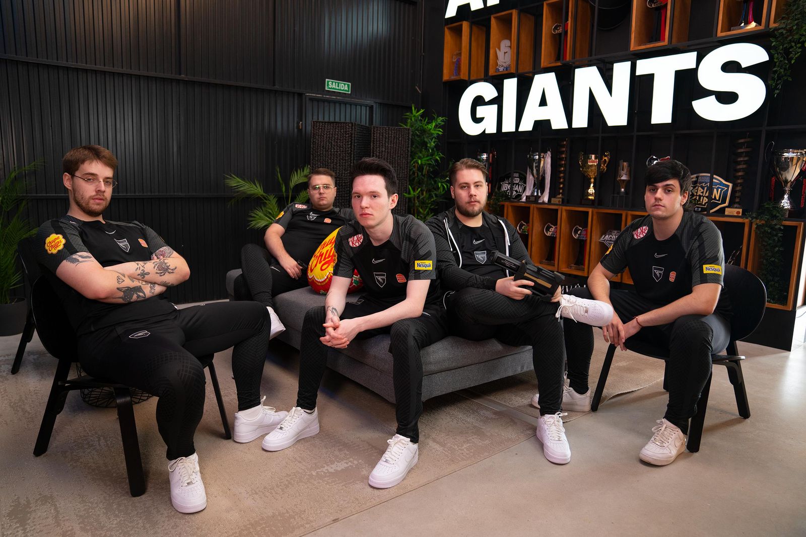 El equipo de Valorant de Giants que está en la G-Loot Clash.