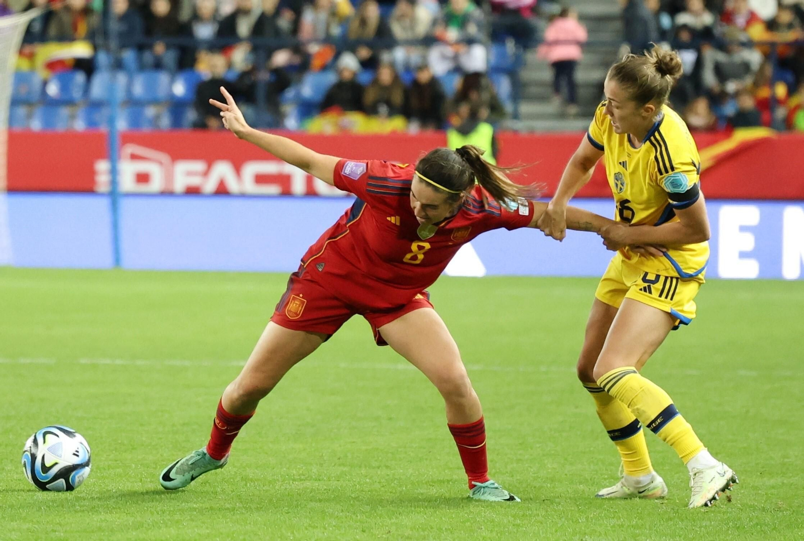 España-Suecia, en fotos