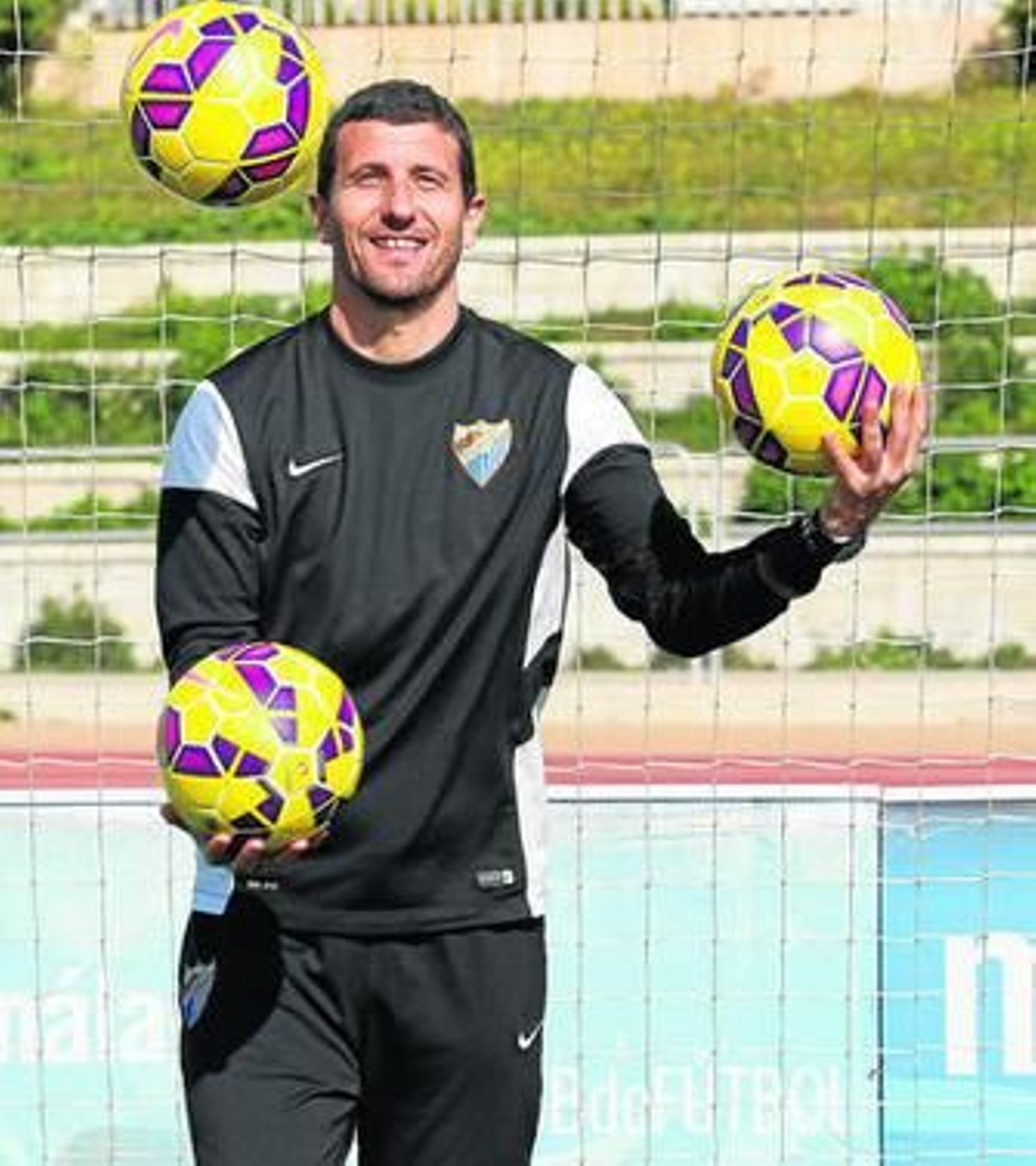 Javi Gracia posa para este periódico.