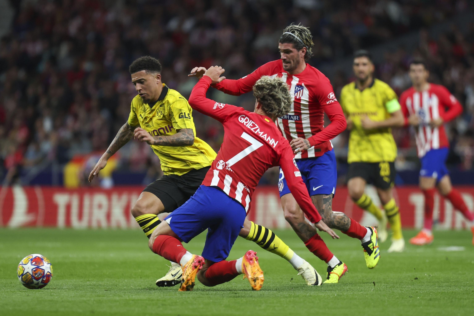 El Atlético de Madrid - Borussia Dortmund, en fotos