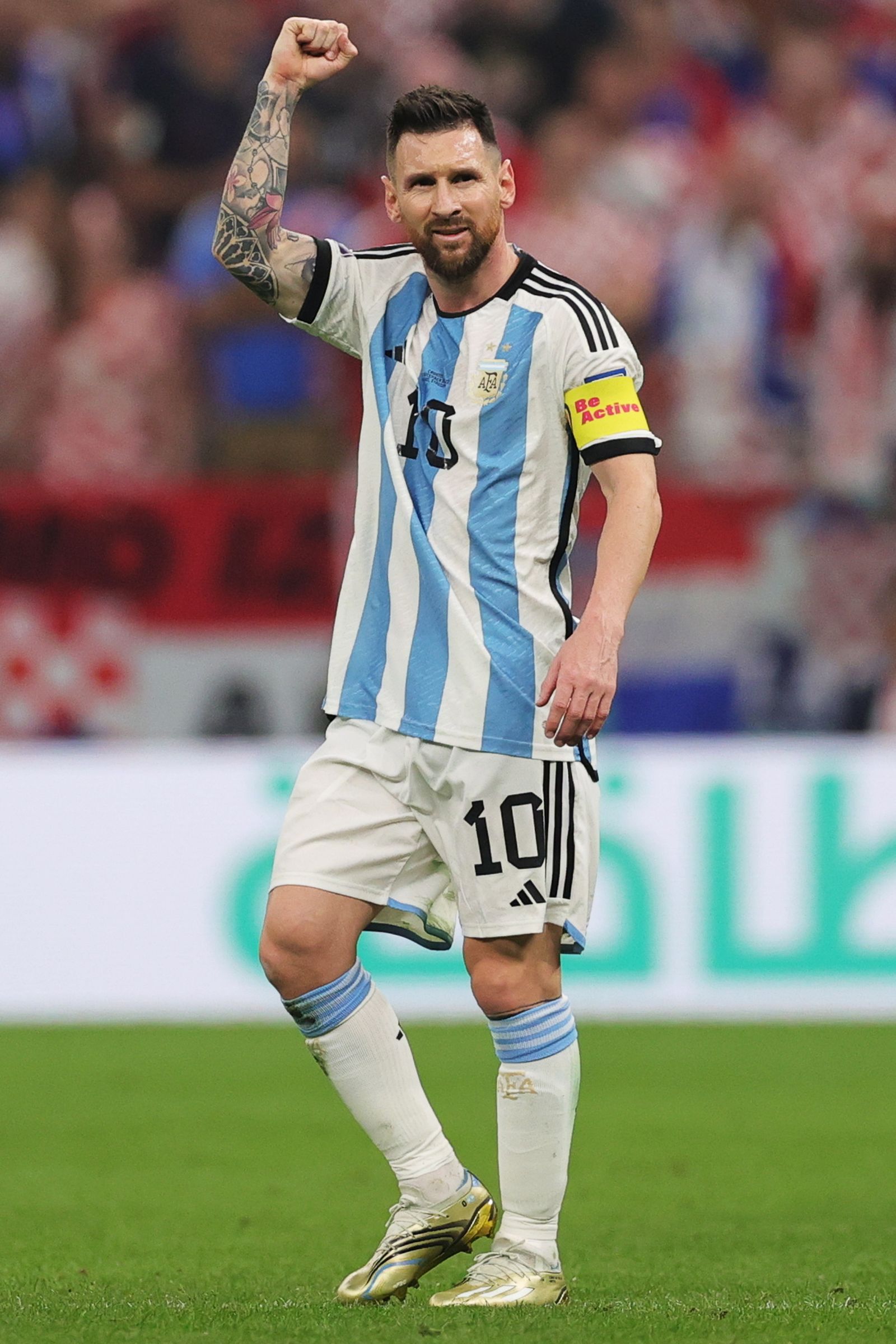 Las fotos de Messi contra Croacia