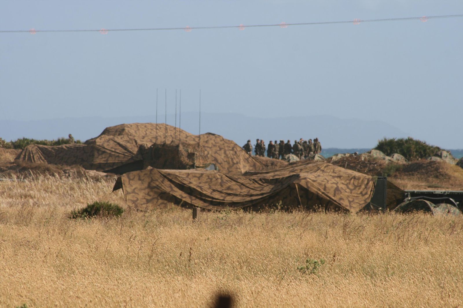 Imagen de archivo de unos ejercicios militares en la provincia.