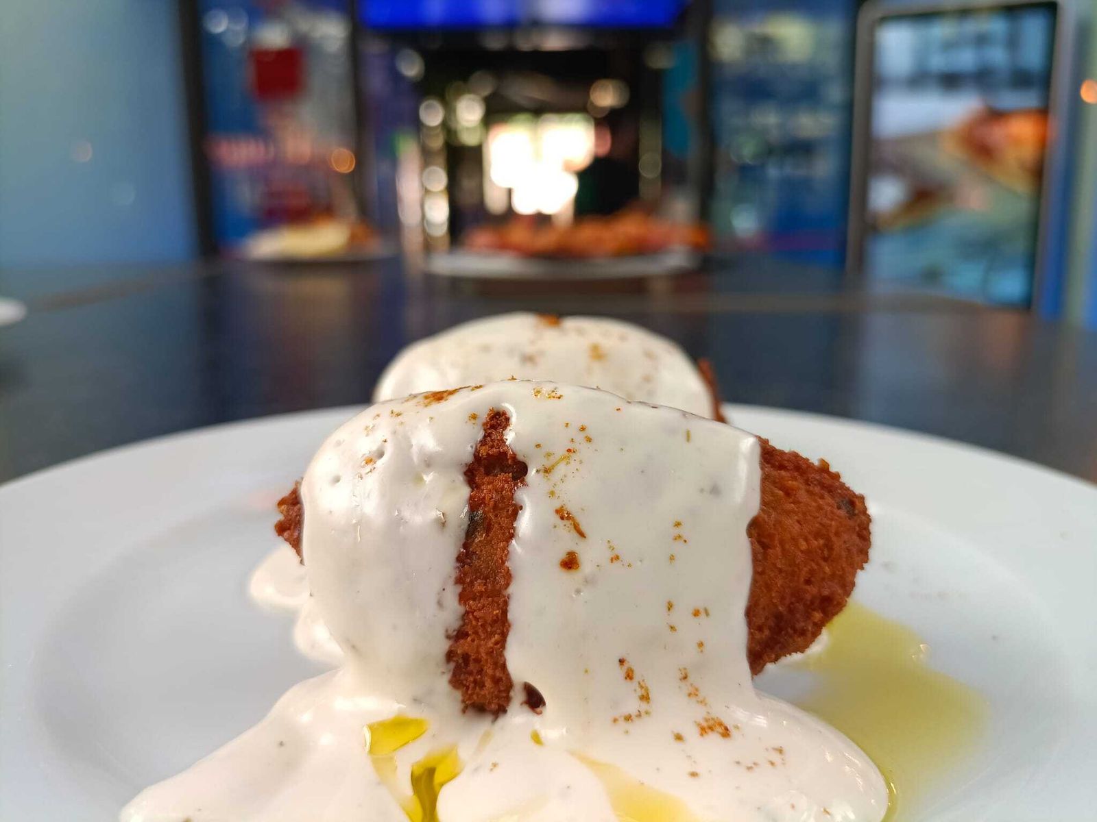 Falafel con salsa de yogurt de Bocaíto Andalusí