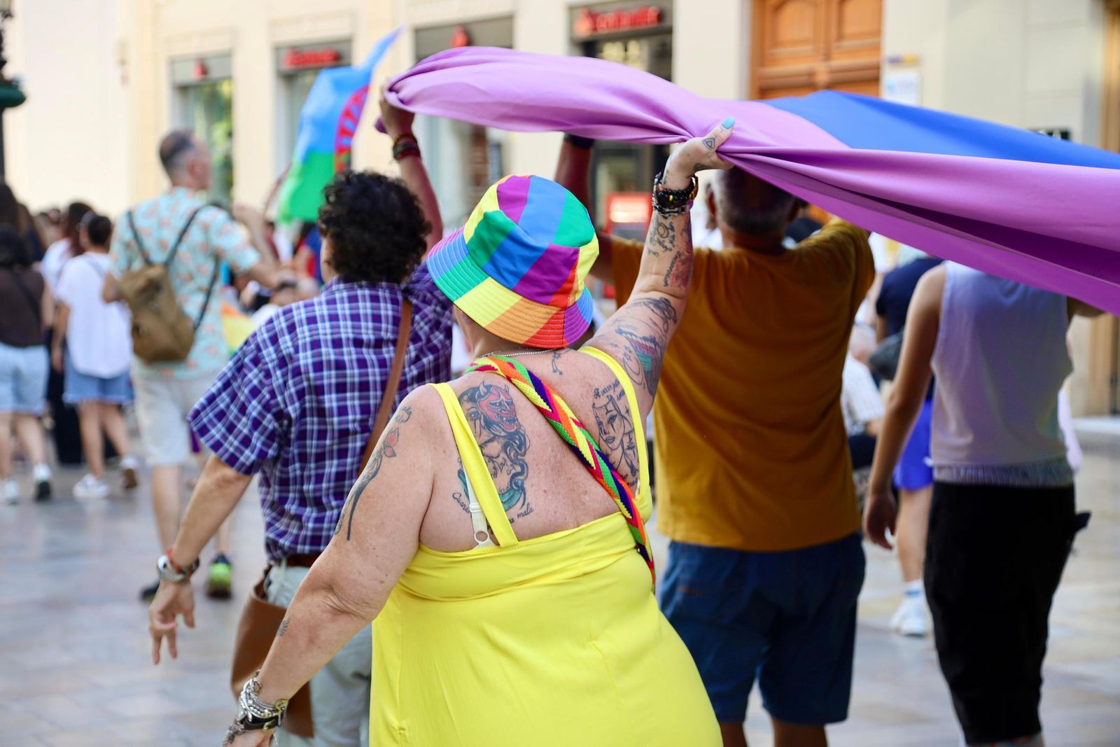 La manifestación en Málaga por el Día del Orgullo, en fotos
