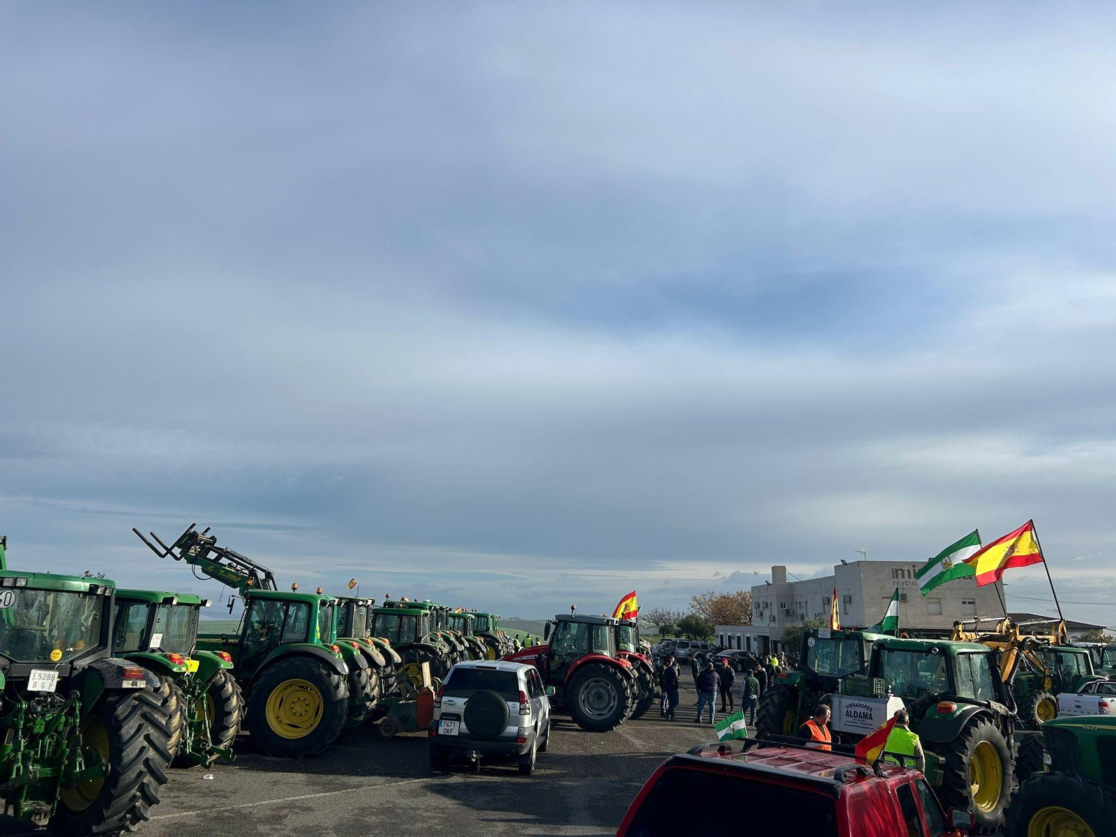 Las protestas de los agricultores en la provincia de Córdoba, en imágenes