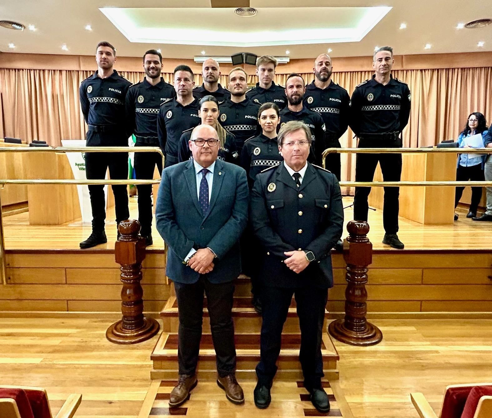 Acto de juramento de los 11 nuevos agentes de Policía Local en Vélez Acto de juramento de los 11 nuevos agentes de Policía Local en Vélez