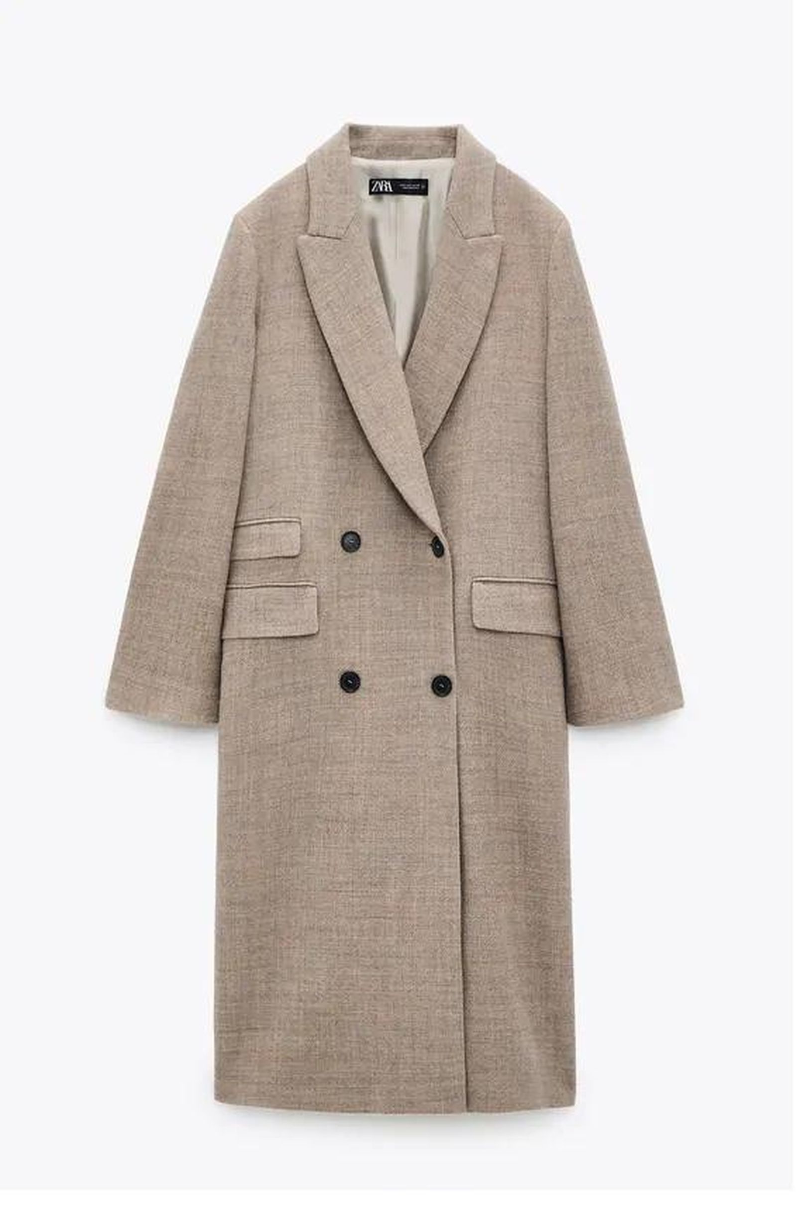 Abrigo masculino de Zara.