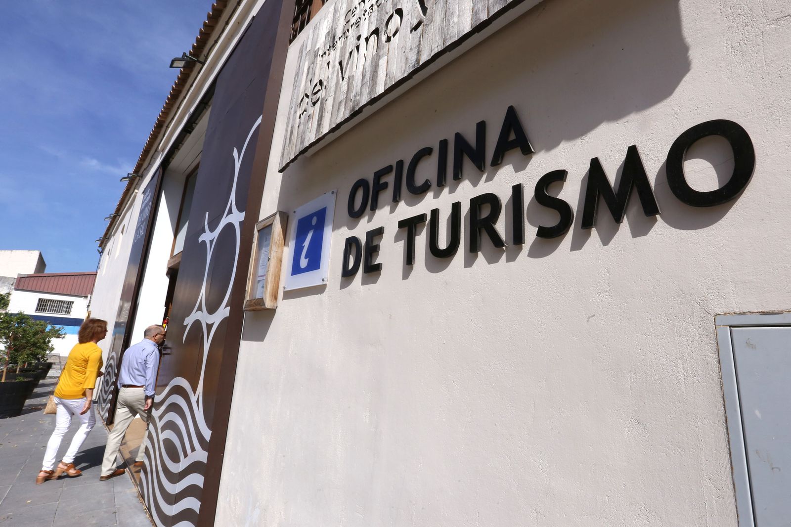 Oficina de Turismo en el Centro del Vino y la Sal, en Chiclana.