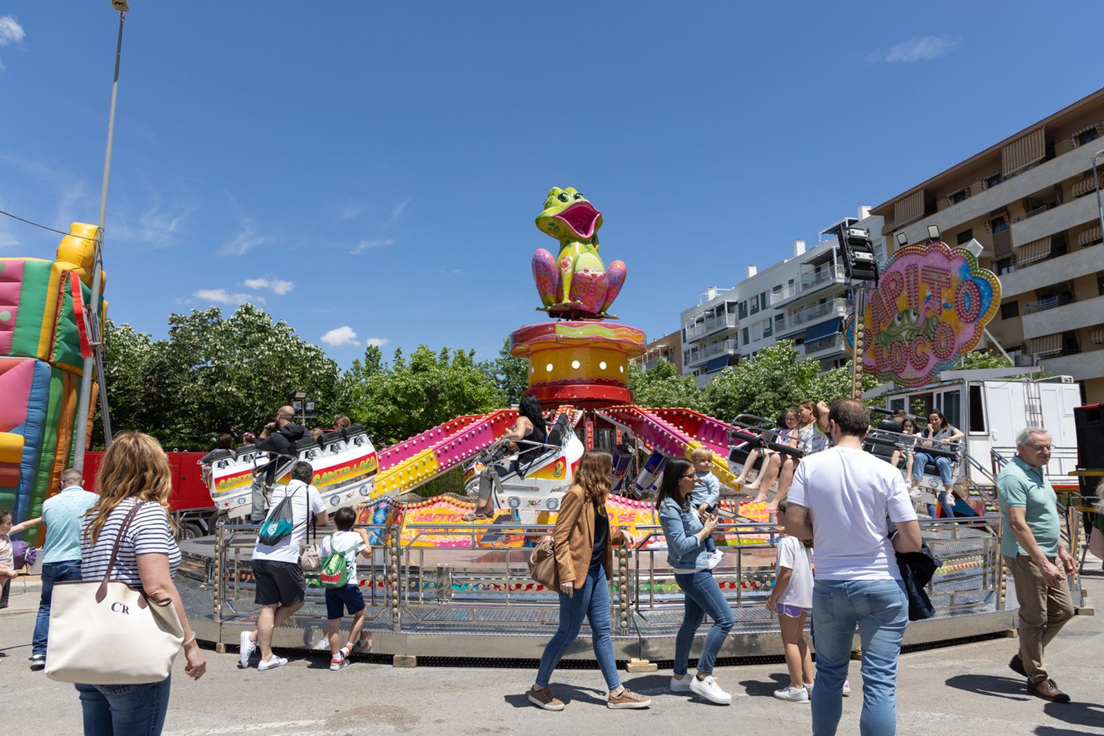 Domingo en las fiestas del barrio del Bulevar.