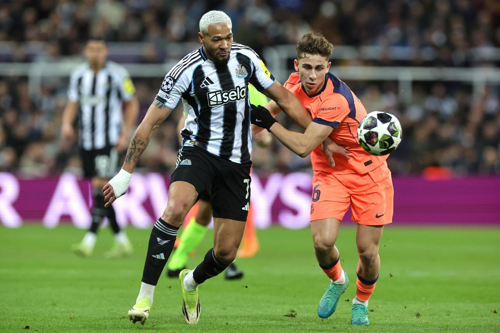 Las fotos del Newcastle-Barcelona