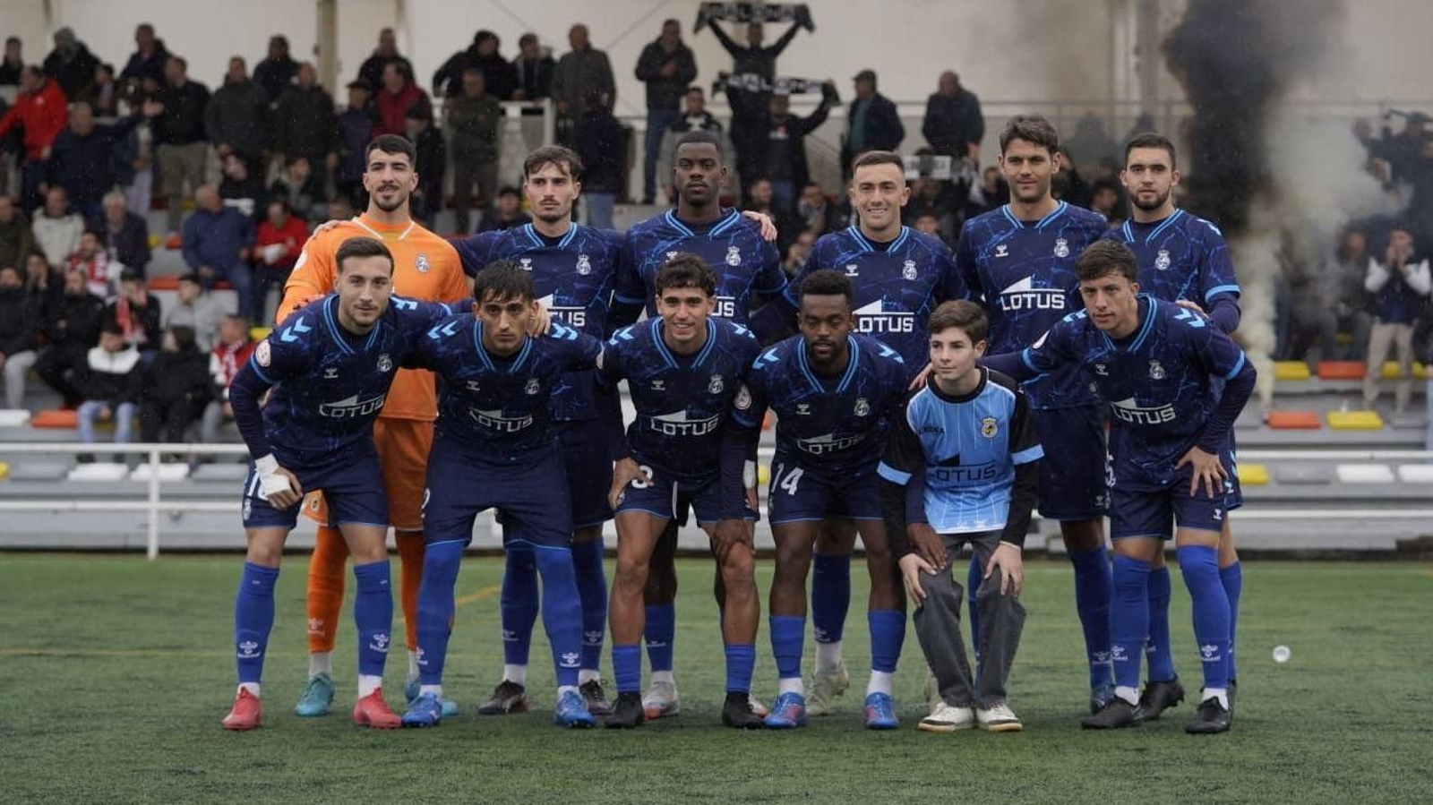 Once inicial de la Balona en su partido en Utrera