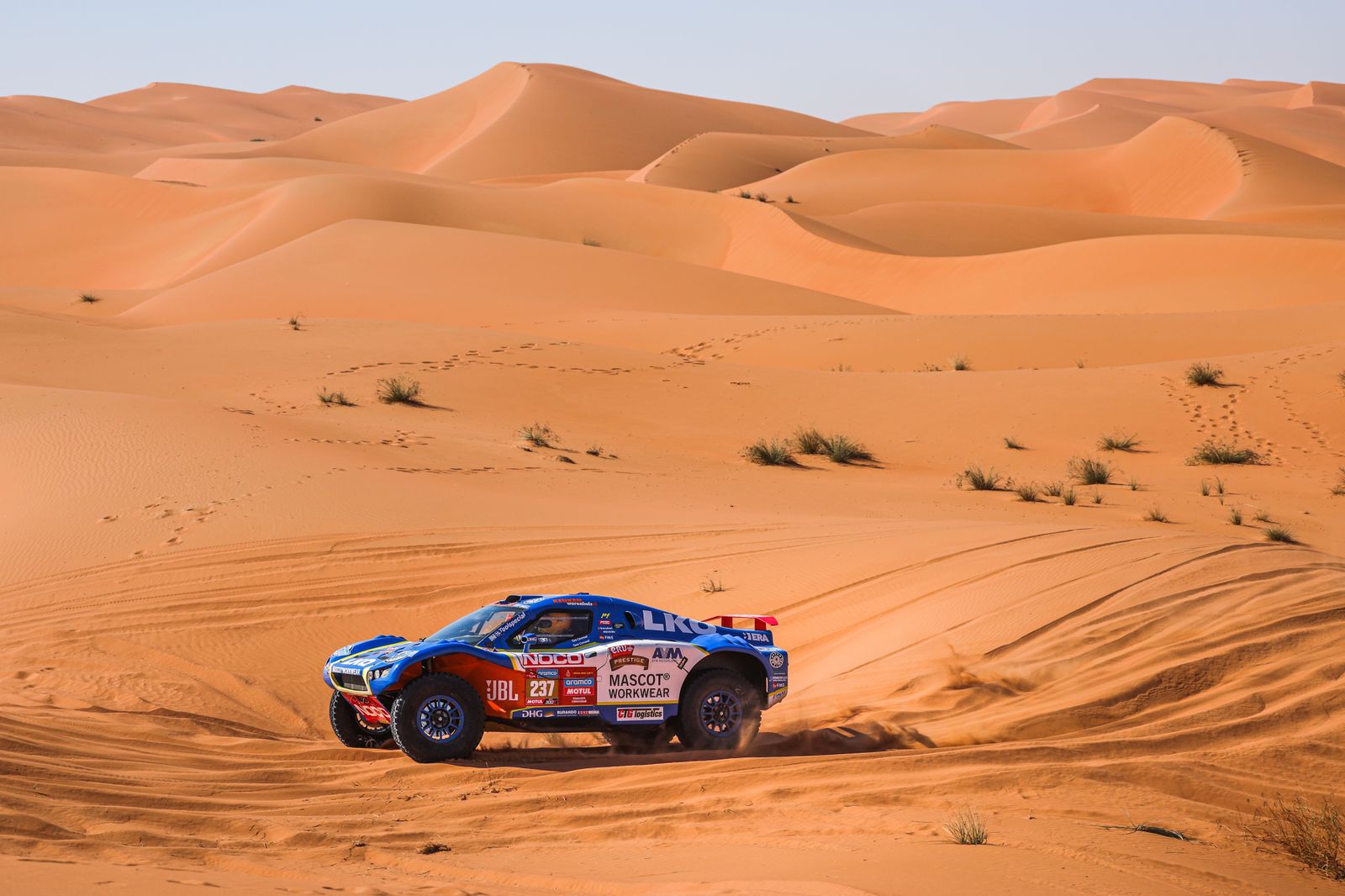 Las mejores fotos del Dakar por las dunas