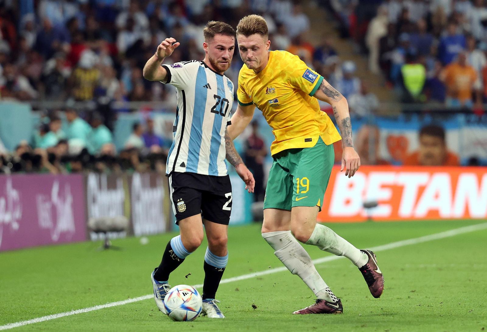 Las fotos del Argentina - Australia