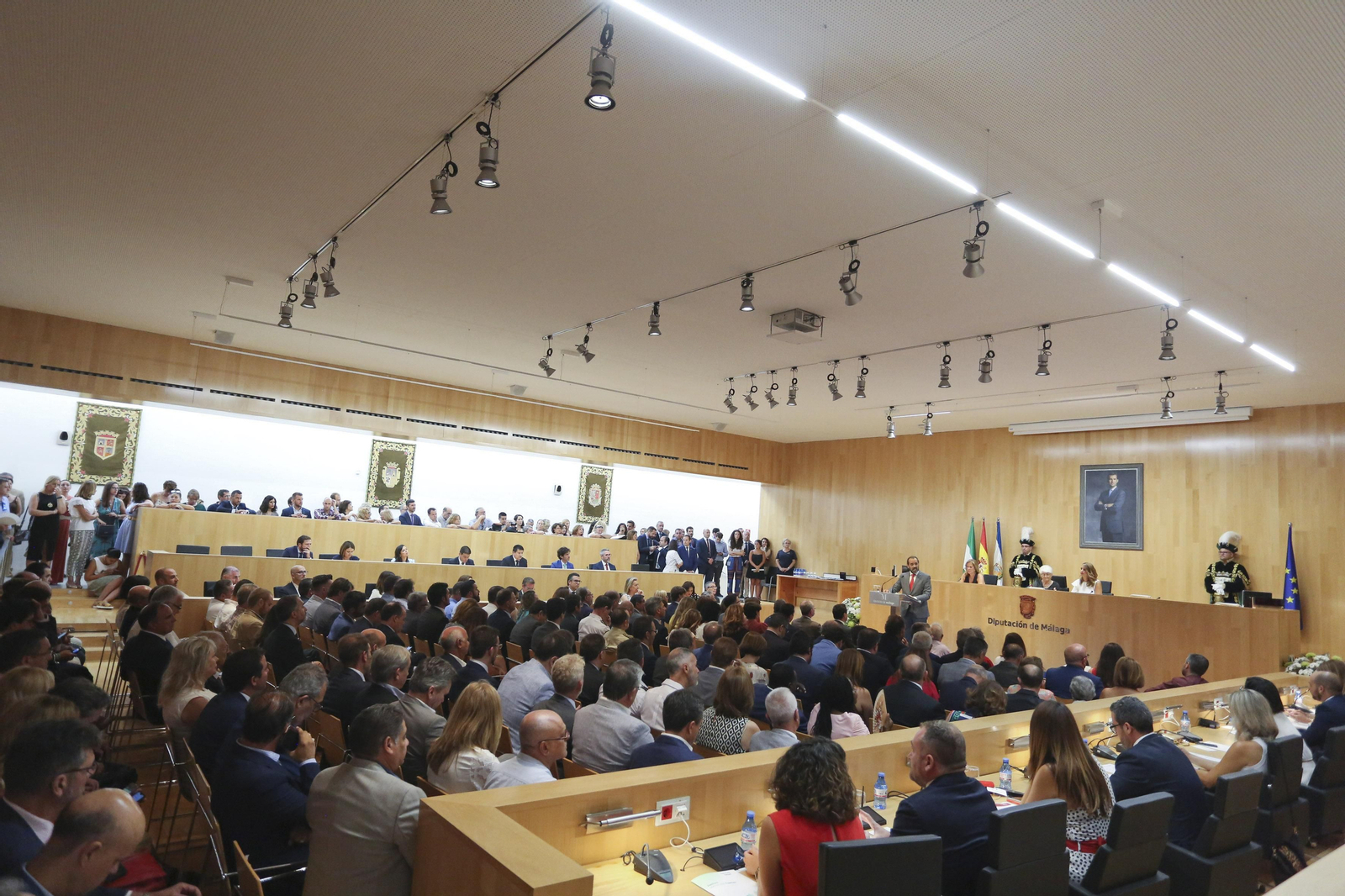 Las fotos del Pleno de la constitución de la Diputación de Málaga