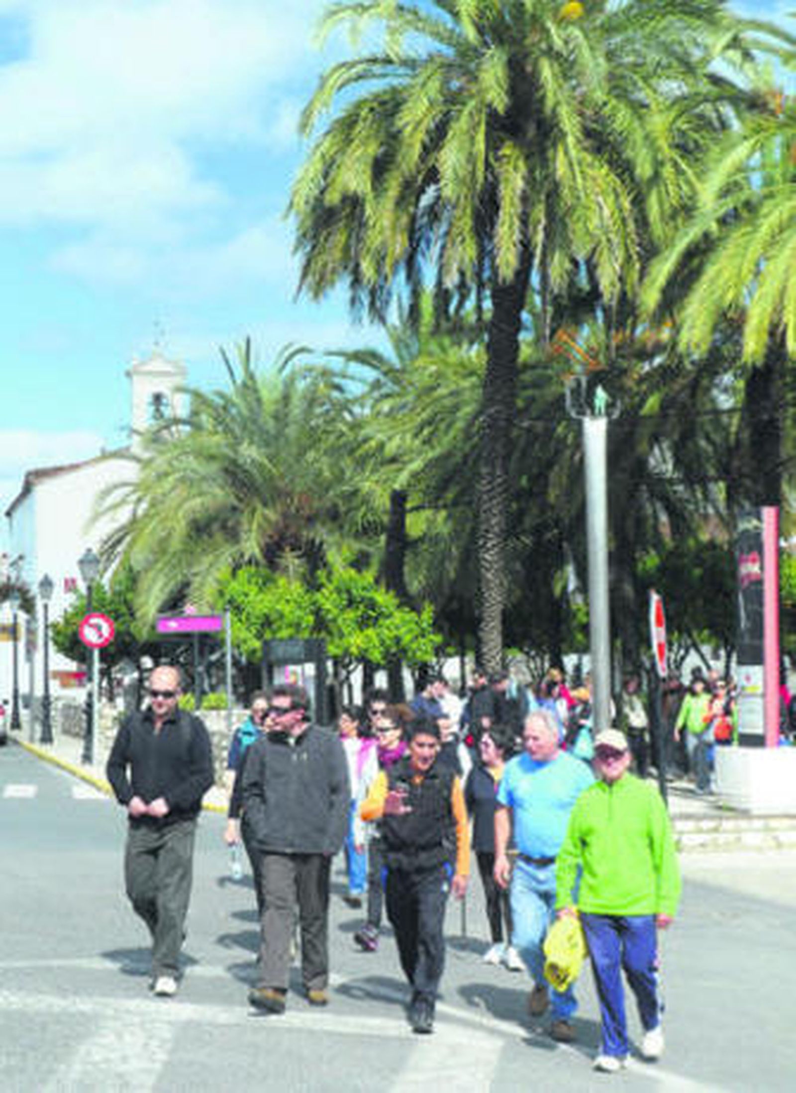 Caminos llenos de salud y bonitos paisajes