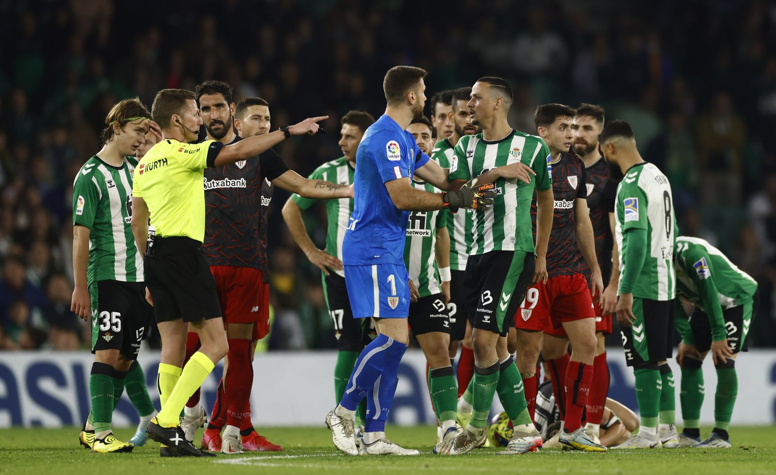 Luiz Felipe, en el momento de la expulsión.