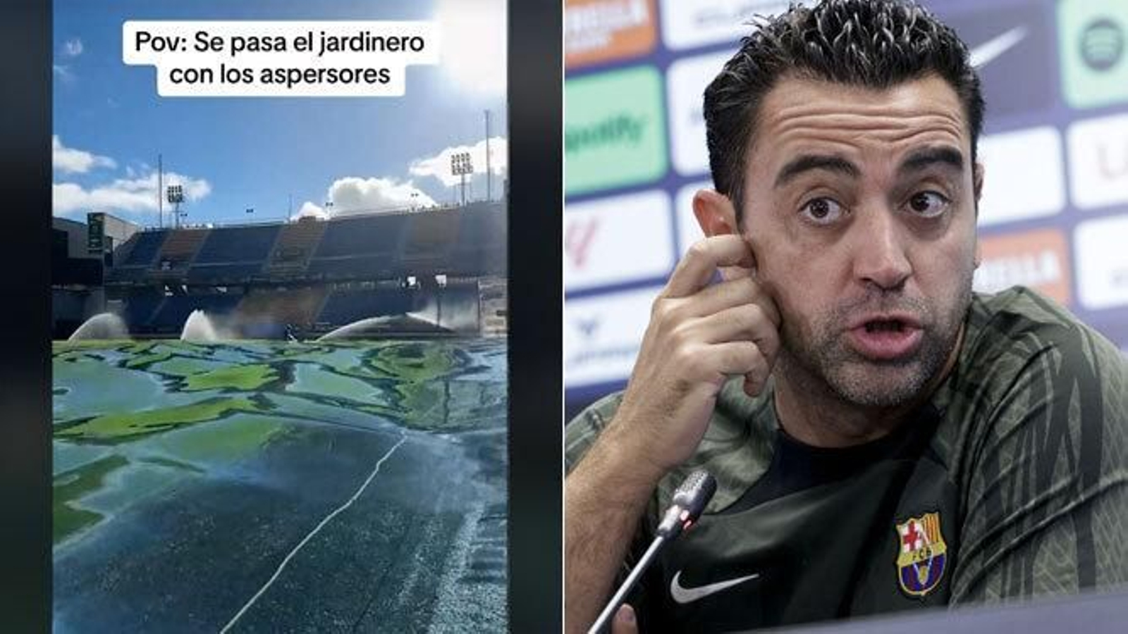 La divertida broma del Cádiz CF a Xavi Hernández antes del encuentro ante el Barcelona La divertida broma del Cádiz CF a Xavi Hernández antes del encuentro ante el Barcelona